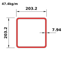 HS203x203x7.9
