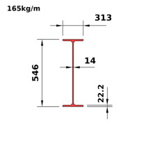 W530x165