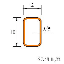 HSS 10x2x0.375