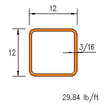 HSS 12x12x0.1875
