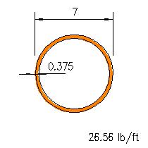 HSS 7x0.375