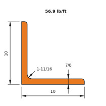 L 10x10x0.875