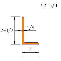 L 3.5x3x0.250