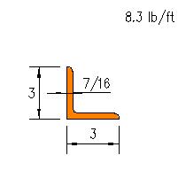 L 3x3x0.4375