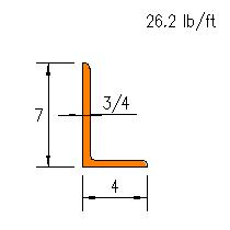 L 7x4x0.750