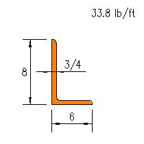 L 8x6x0.750