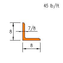 L 8x8x0.875